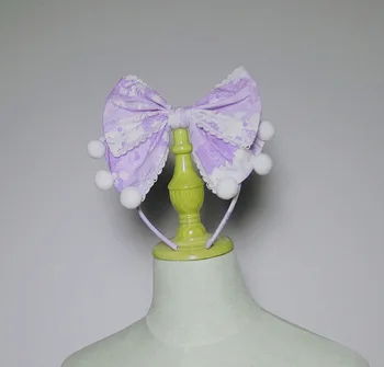 

2019 New New Arrival Fairy Tale Bear Three-dimensional Butterfly Knot Girl Soft Lolita Cute Headdress Hair Ornaments