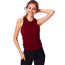 Открытый назад Спорт тренировки Frauen Йога Топ тренажерный зал Спорт Weste Ärmellose рубашки, топы спортивный Топ Фитнес Frauen Lauf Kleidung