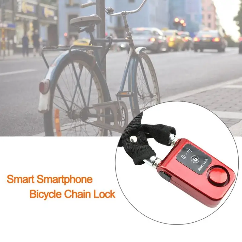Водонепроницаемый смарт замок Y797G с цепью на велосипедную цепь Bluetooth защита от