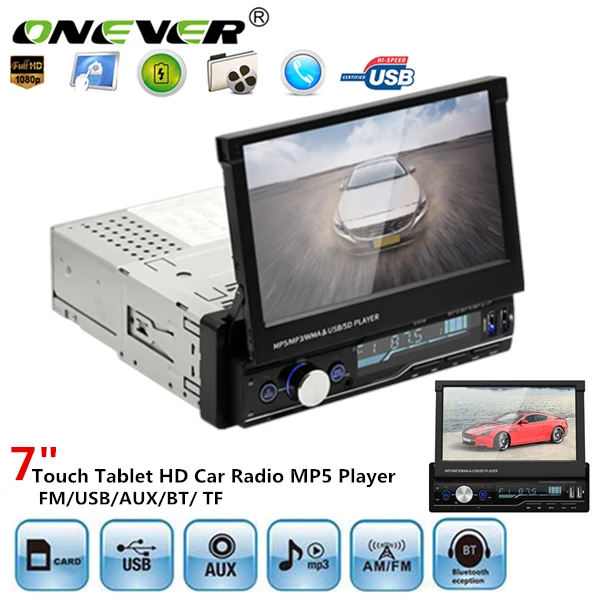 7 &quotэкран Bluetooth Handsfree автомобильный стерео радио MP5 плеер FM USB AUX GPS|Автомобильные