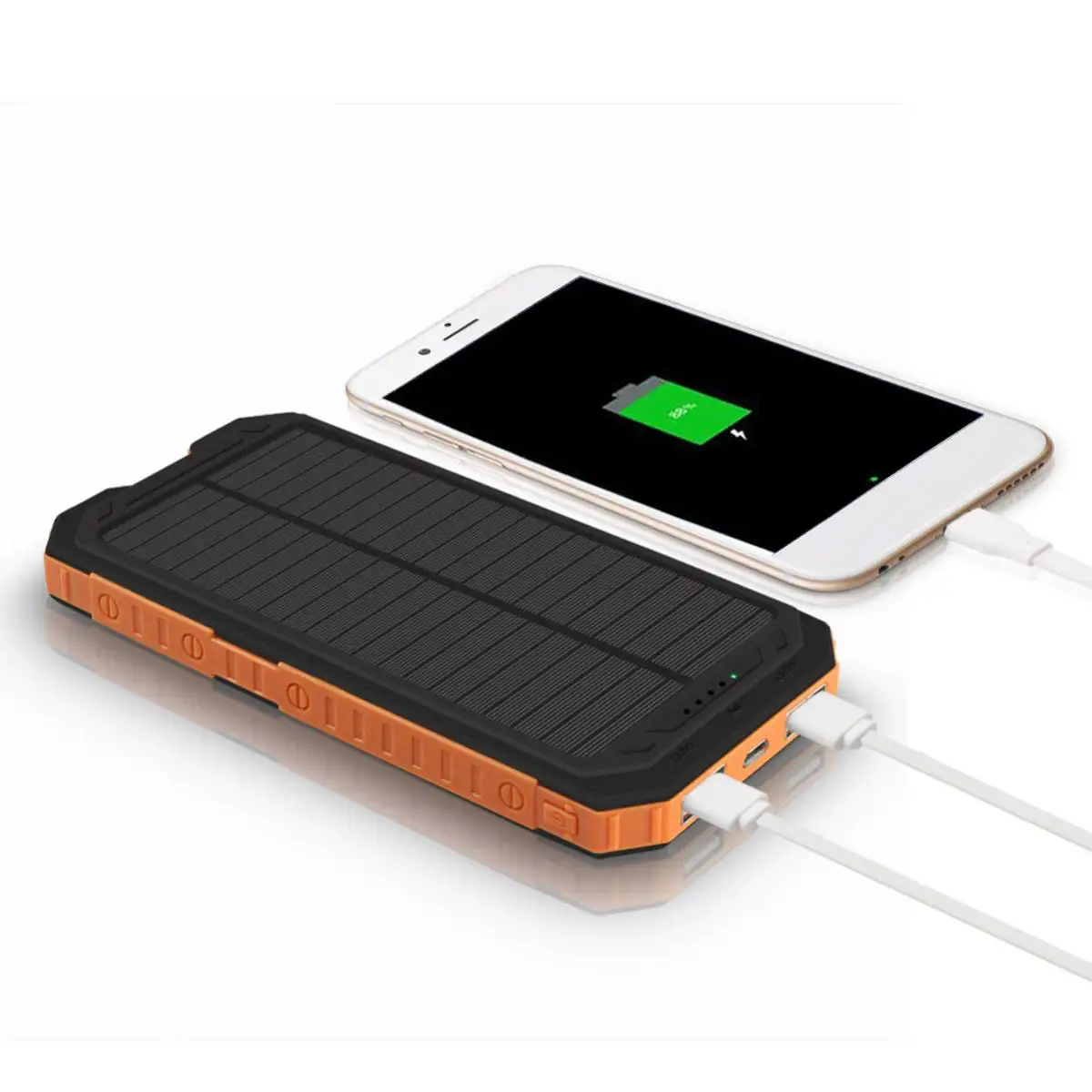 12000mAh Solar Power Bank Portable External Battery Solar Powerbank Charger 2 USB Ports LED lights SOS mode compass for Phone 12000mAh Solar Power Bank Portable External Battery Solar Powerbank Charger 2 USB Ports LED lights SOS mode compass for Phone
