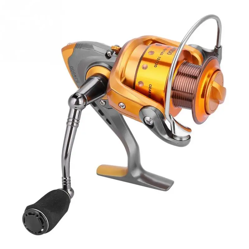 13+1BB 521 Fishing Reel Metal Heavy Duty Casting Spinning Fishing