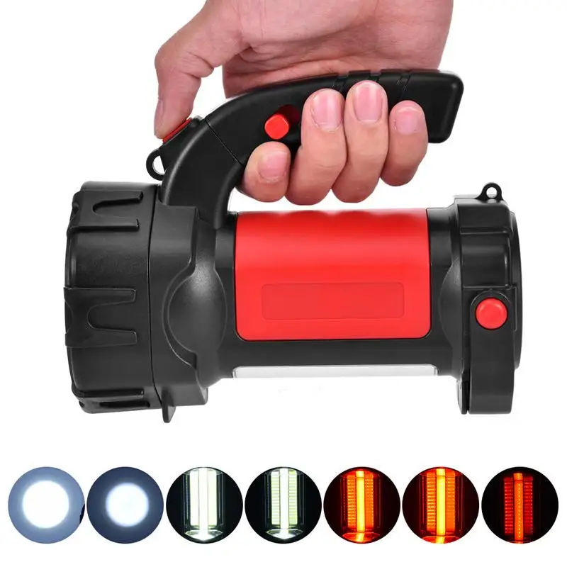 

Handheld T6 7 mode LED Flashlight Searchlight Lamp Torch 18650 battery flashlight sturdy and durable long time battery display