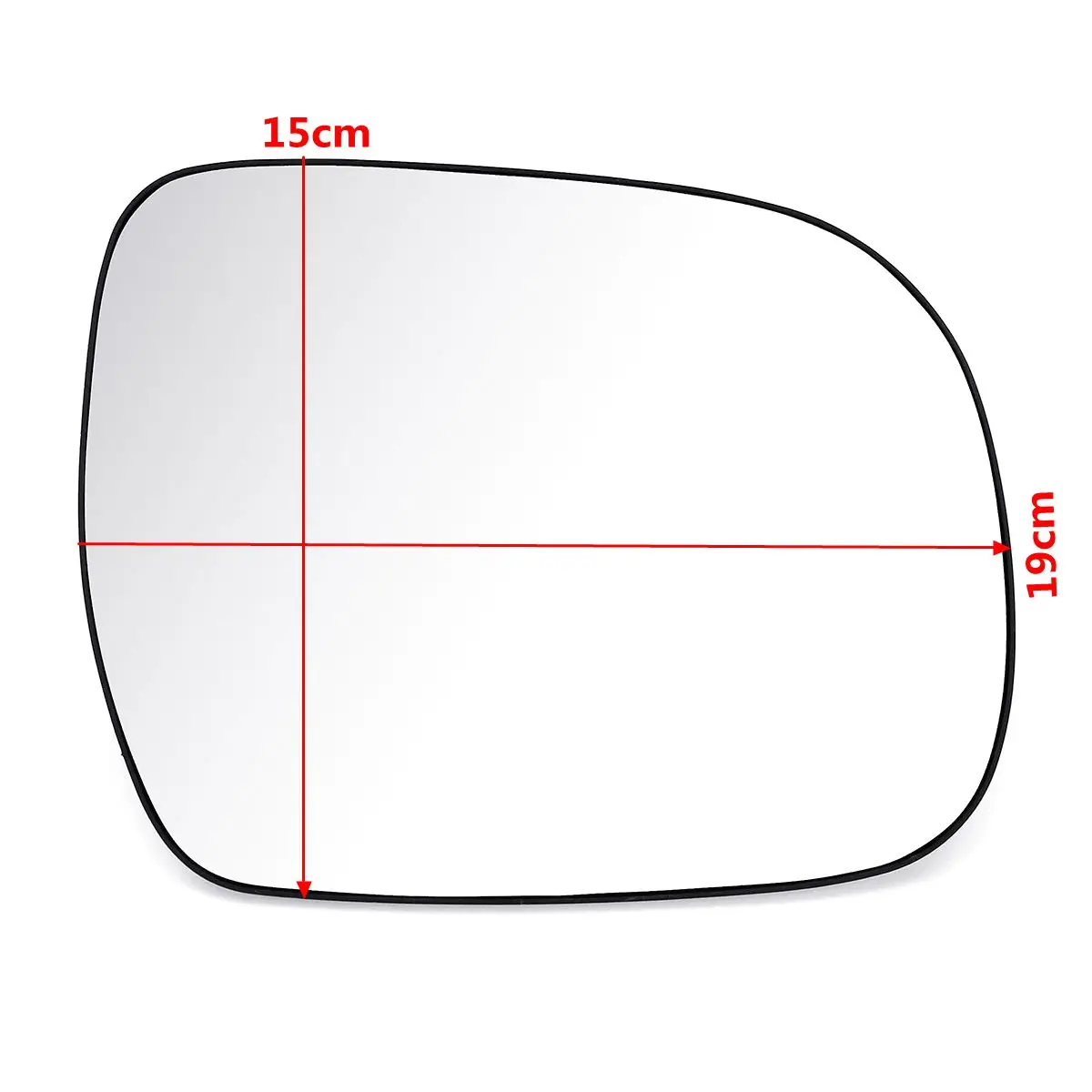 Left/Right Car Rearview Mirror Glass With Base Wing Door Mirror Glass For Toyota Hilux SR5 SR 2005 2006 2007 2008 2009 2010