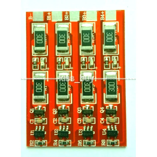 1s 2s 3s 4S BMS Защитная панель с балансовой ячейкой 3 2 V литий-железо фосфатная батарея