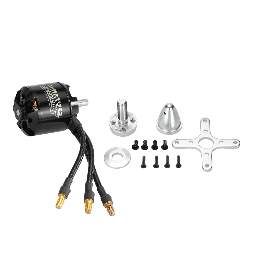 Goolsk 2216 880KV 14 полюса бесщеточный двигатель для rc Самолет с неподвижным крылом