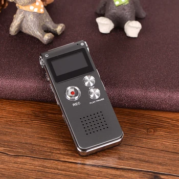 

Gosear 8G Mini Noise Reduction Digital MP3 Voice Recorder with Earphone USB Cable Telephone Adapter Microphone