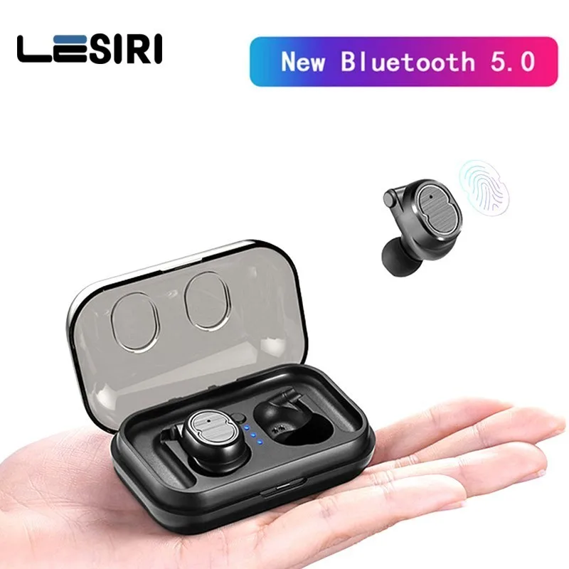 LESIRI Touch Control DSP TWS Bluetooth 5.0 Earphone IPX5 Waterproof HIFI Super Bass Sound Wireless Quick Connect Smart Earbuds