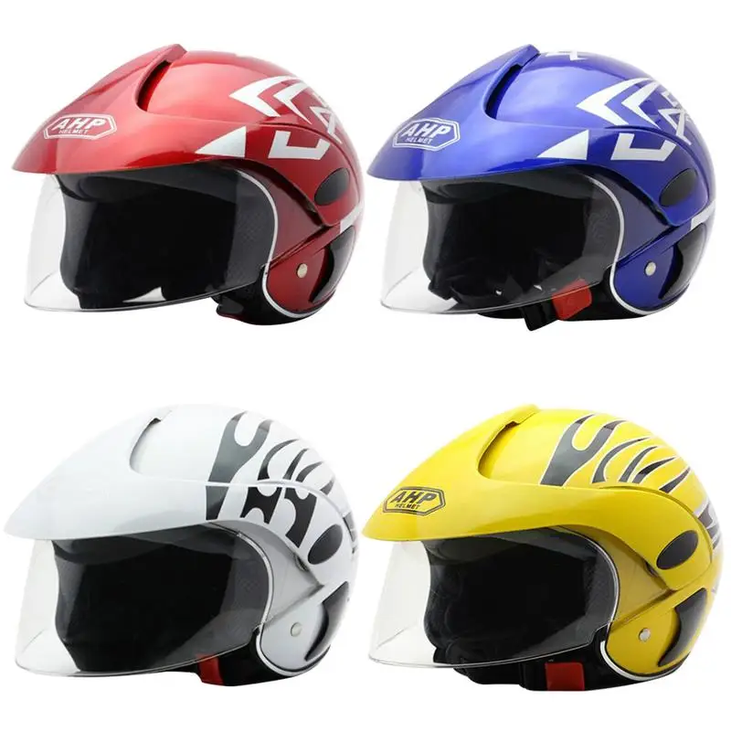 

Four Seasons Children's Helmet Electric Motorcycle Harley Half Helmet Men And Women Baby Riding Helmet Autumn Winter