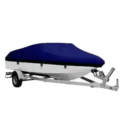 17-19ft 600D Оксфорд ткань высокого качества водонепроницаемый чехол для лодки с сумкой для хранения синий