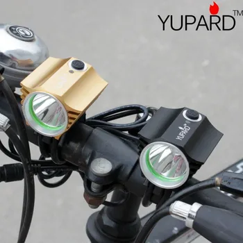 

YUPARD 2 in 1 Bicycle bike light HeadLight headlamp Flashlight torch XM-L T6 LED+Rechargeable Battery 10000mAh+ Charger