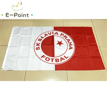 

Czech Republic SK Slavia Praha Fotbal 3ft*5ft (90*150cm) Size Christmas Decorations for Home Flag Banner Gifts