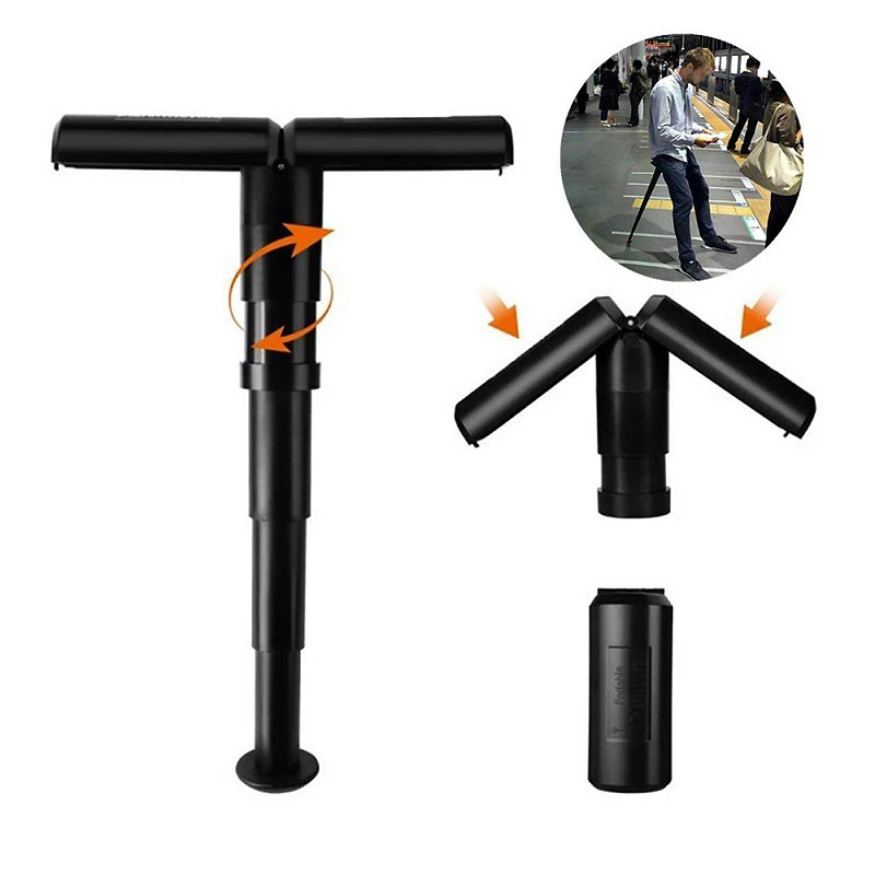 

ABS Outdoor Portable Seat Folding Fishing Chair Outdoor Waiting Lined Telescopic Seat