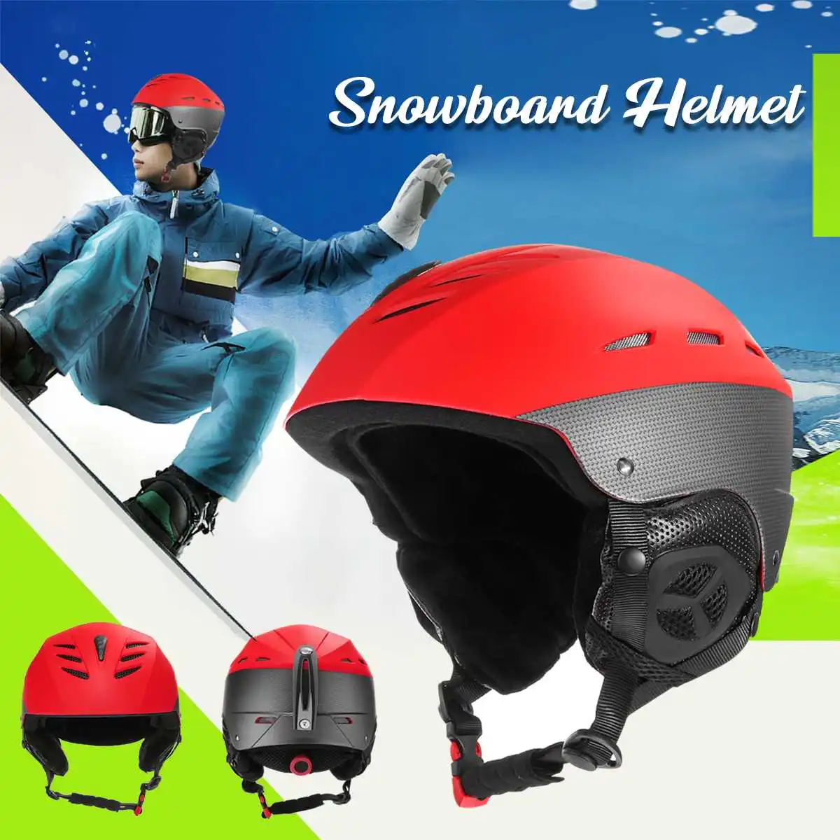 

Removable Adult Ski Bicycle Skateboard Snowboard Helmet Detachable Liner Protective Gear Outdoor Sport Skiing Cycling Motorcycle