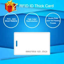 5 шт. RFID карты EM4100 Tk4100 125 кГц 1,8 мм карты контроля доступа брелоки метки стикеры брелок жетон кольцо ключ близость смарт-карты