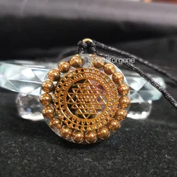 Orgone Crystal Positive Energy Healing Orgonite Necklace Men And Women Chakra Necklace Symbolizing Career Wealth Stone Pendant Orgone Crystal Positive Energy Healing Orgonite Necklace Men And Women Chakra Necklace Symbolizing Career Wealth Stone Pendant
