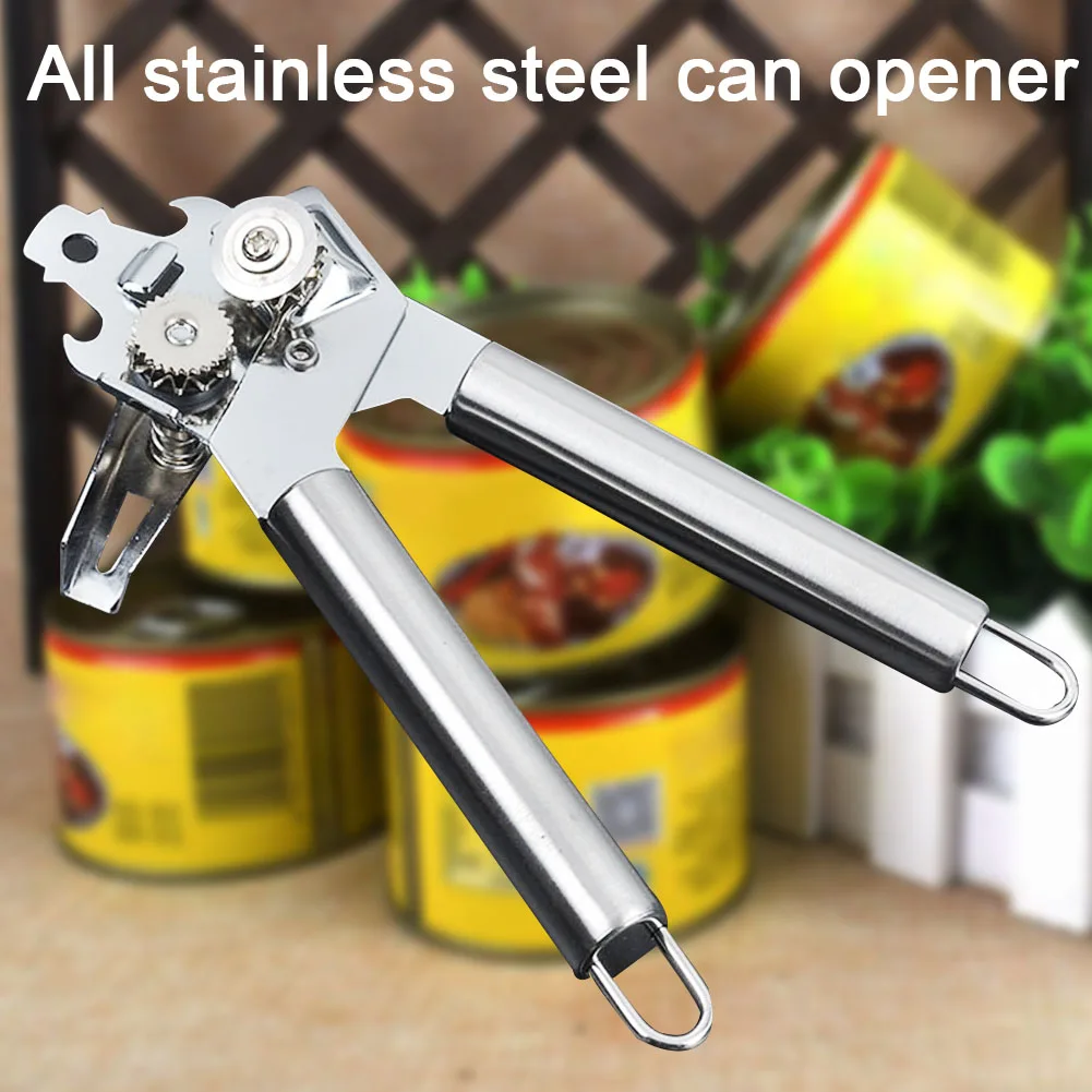 

New High Quality Stainless Steel Can opener Multifunctional Major Open Canned Knife Kitchen Tools Bar Accessories Hot Sale