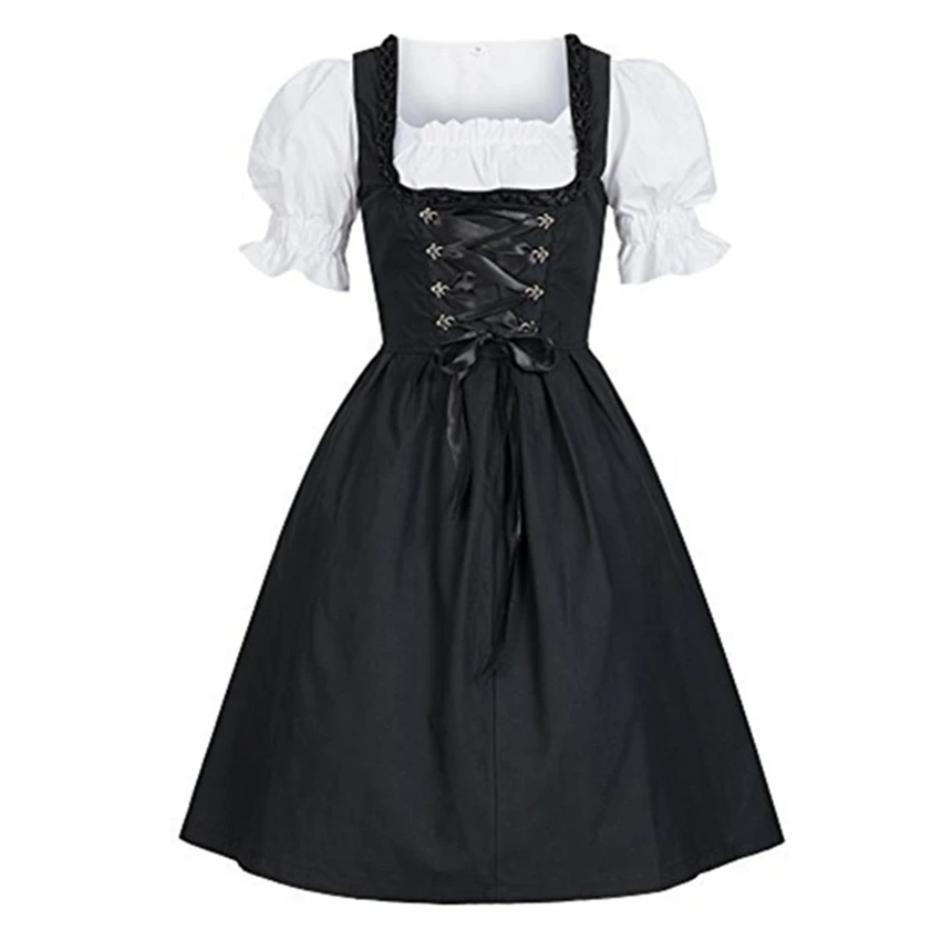 

Medieval Dress Halloween Costumes for Women Slim-fit Bow Renaissance Stage Adult Cosplay Clothing Middle Ages Dresses S-5XL