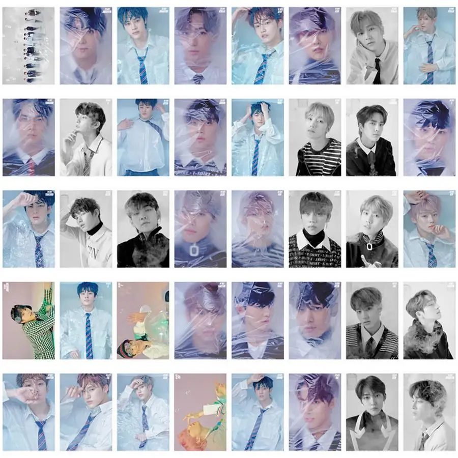 Kpop Boyz только HD Фотокарта мини Альбом Polaroid ЛОМО карта с фотографией younghoon Кевин коллективных карты 40 шт./компл
