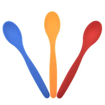 

Universal Flexible Heat Resistant Silicone Spoon Scraper Spatula Ice Cream Cake Shovel Mixing Spoon Kitchen Tool Utensil