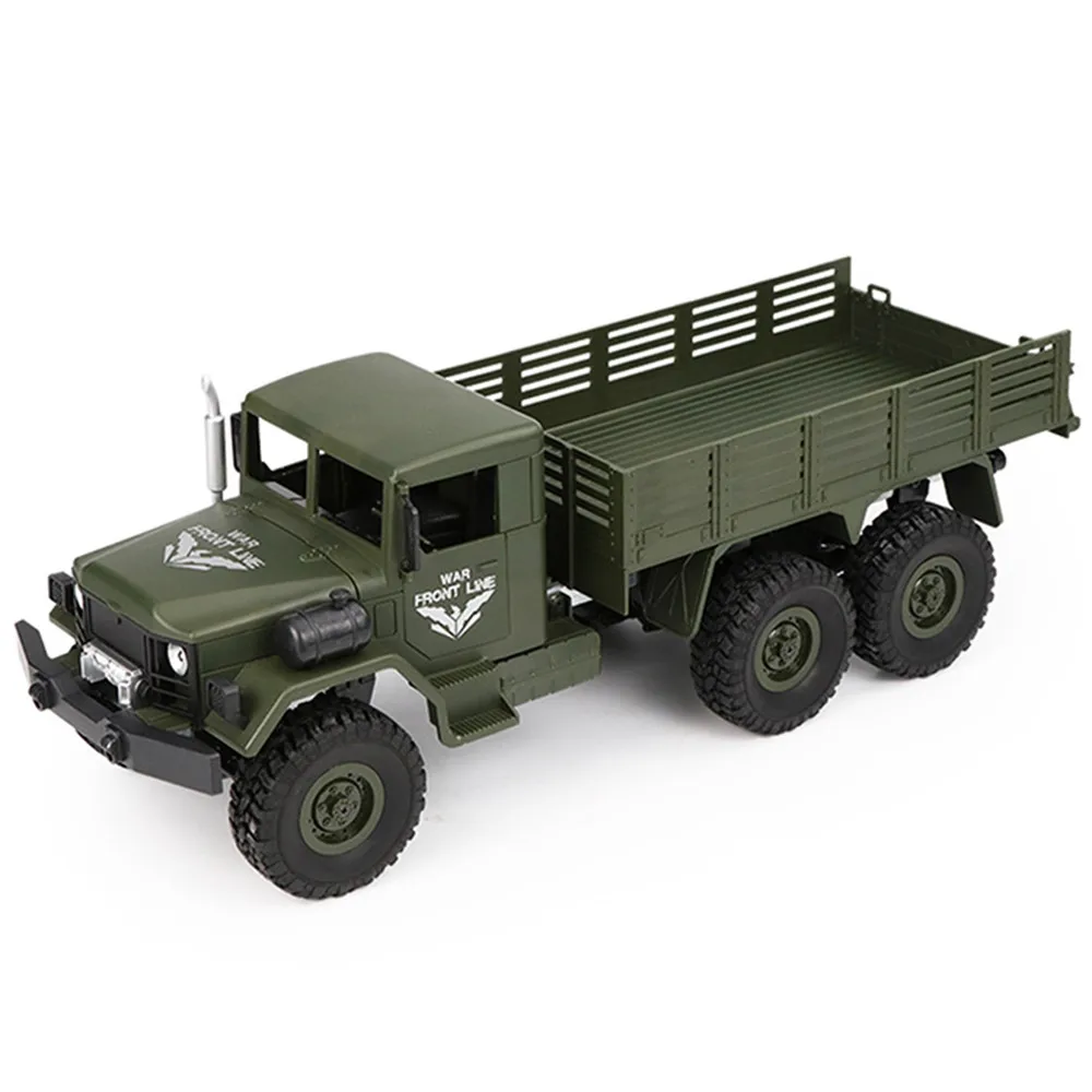 

JJRC Q63 1/16 2.4G 6WD Off-Road Military Truck Crawler RC Car Brush Motor Remote Control Toys For Kids Christmas Gifts Presents