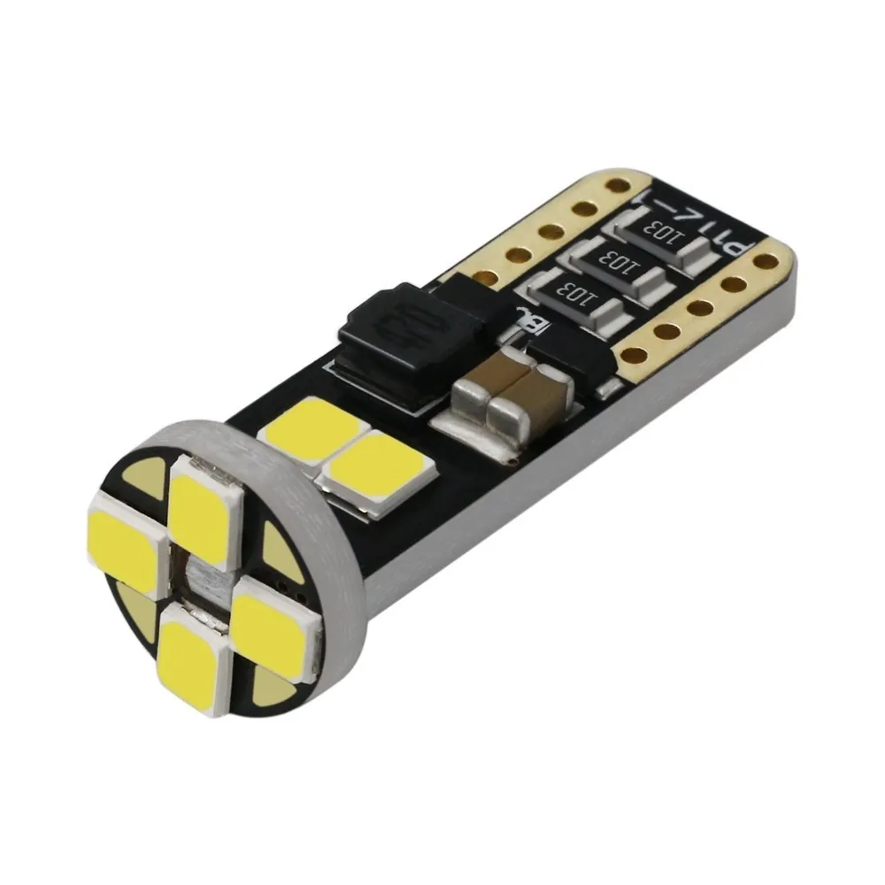 

1 Piece Canbus T10 8smd 2835 LED Car Light W5W T10 Led Canbus 194 2835 SMD Error Free Light Bulbs White