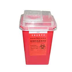 1 шт татуировки медицинский пластик контейнер для острых предметов Biohazard иглы распоряжении 1L ящик для отходов для Аксессуары для татуировки