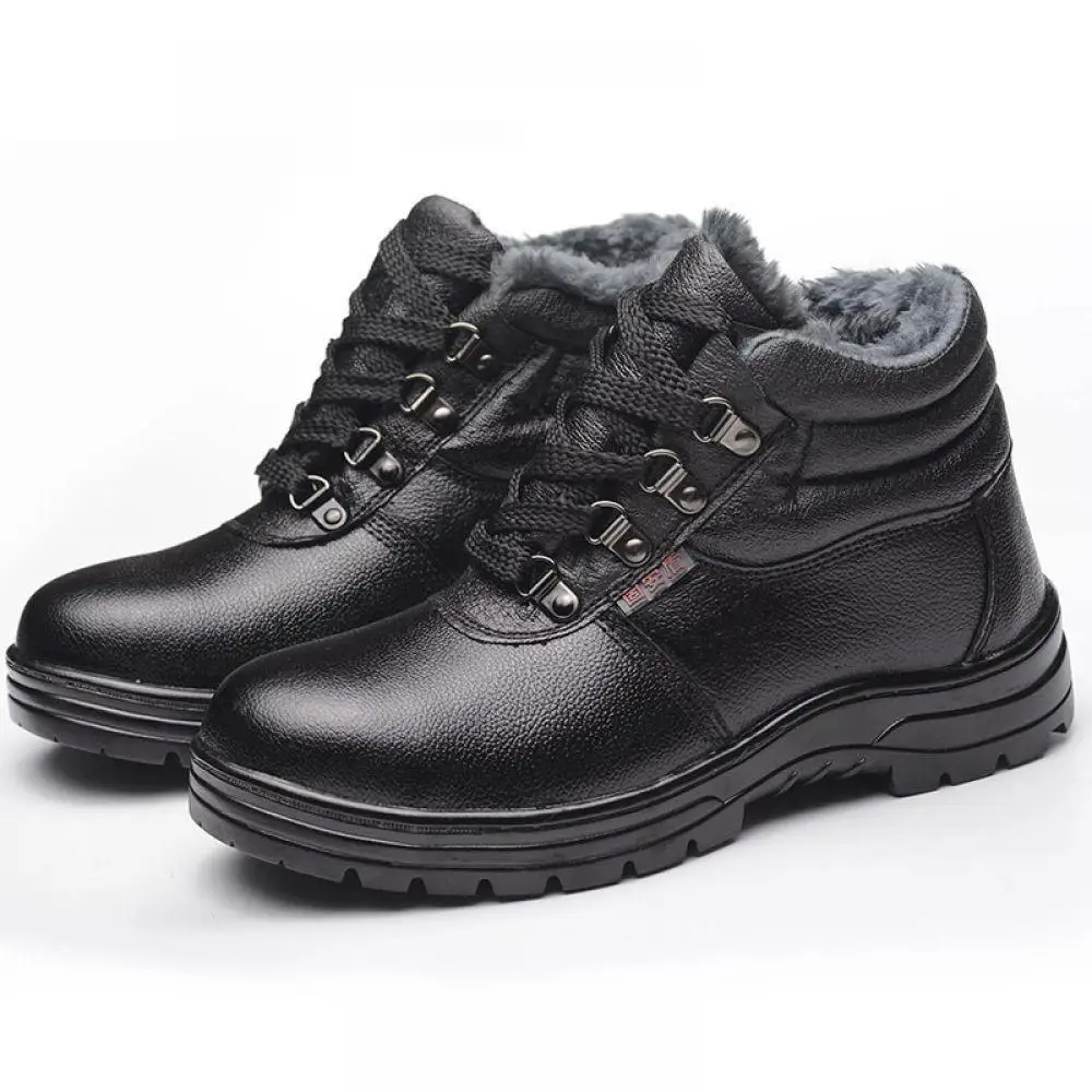 

Plus cashmere warm labor insurance shoes anti-smashing anti-spike low to help safety shoes wear breathable non-slip shoes male