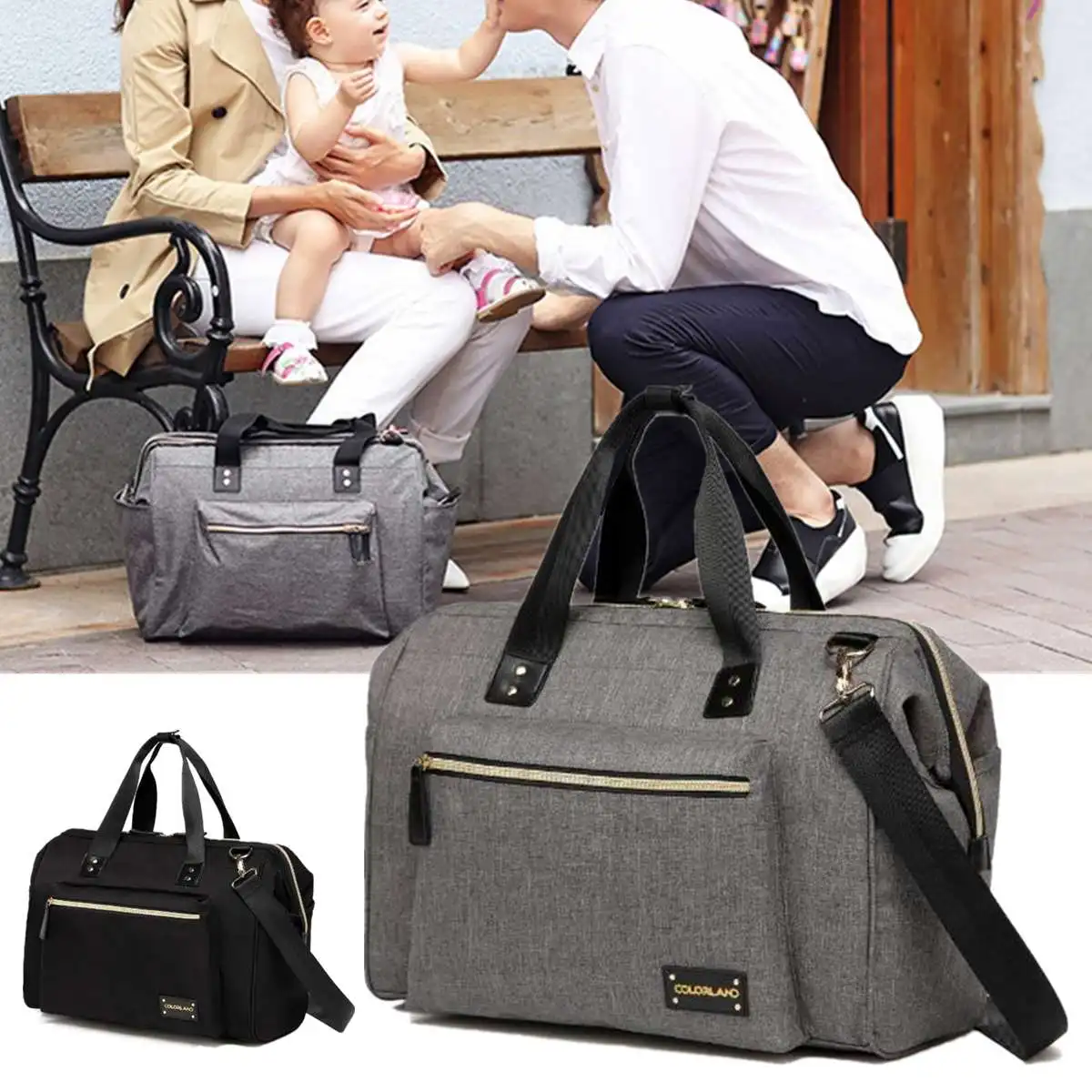 

Women Hand Bag Multifunctional Bolsa Mummy Maternity Bag Lady Handbag Messenger Bag Large-capacity Portable Waiting Handbags