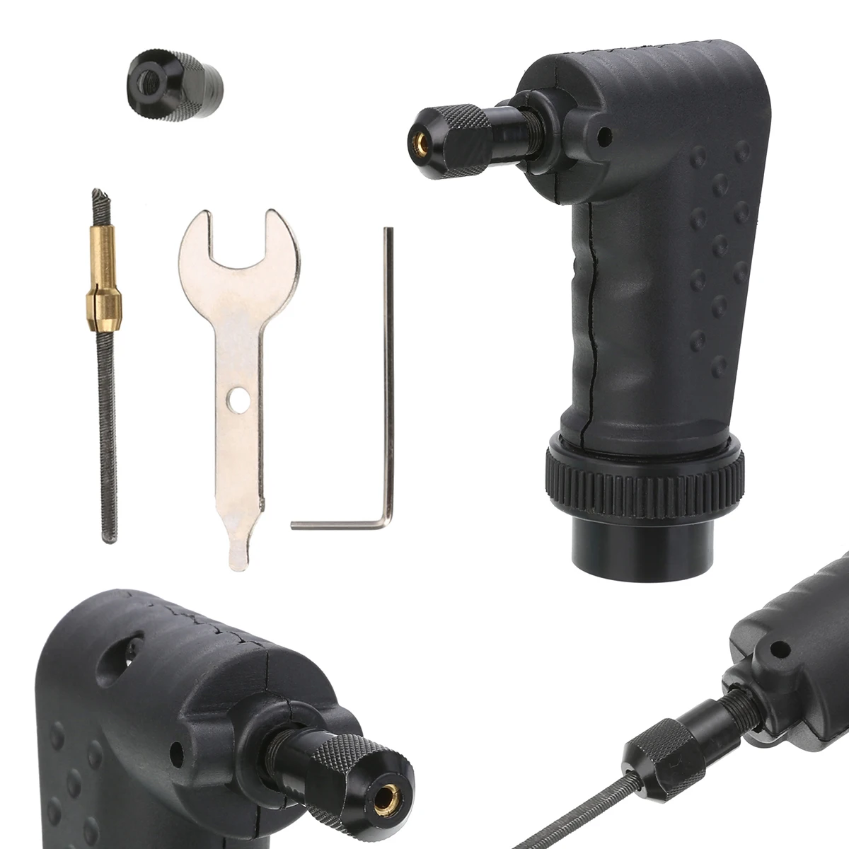 90 Degree Right Angle Converter Kit Adapter Attachment Rotary Power