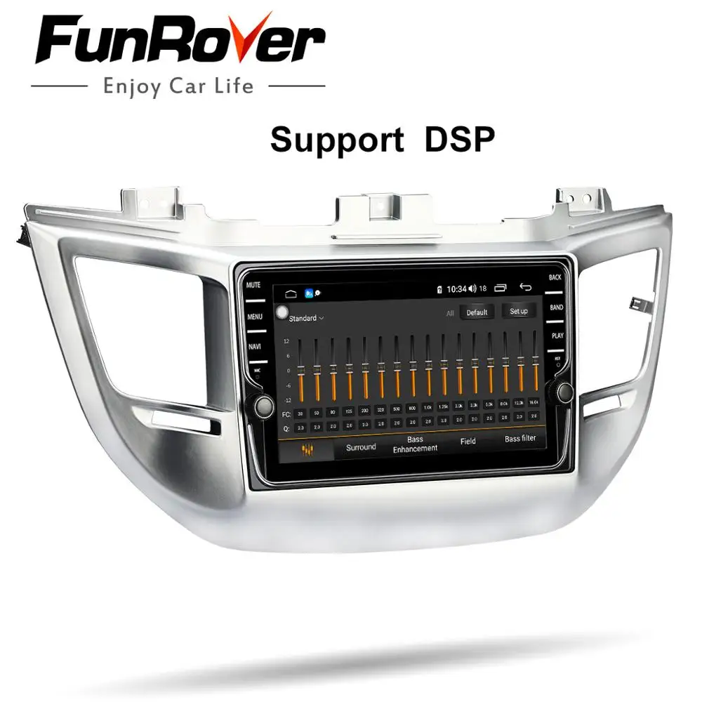  Funrover 4G+64G Octa 8 core android 9.0 car dvd for Hyundai Tucson/IX35 2016 2017 multimedia car ra