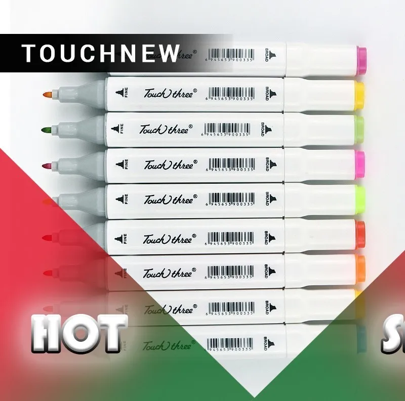 

New Double-head Student Comic Painting Touch Oiliness Pen Colour art supplies marker