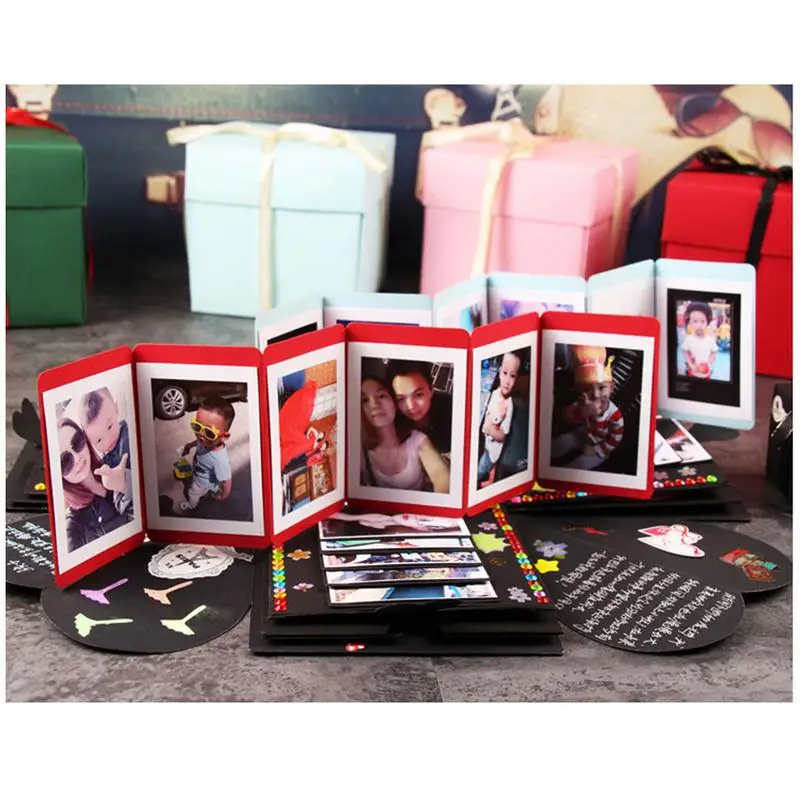 Travel World Theme Stamp Stickers Explosion Box Diy Handmade Photo