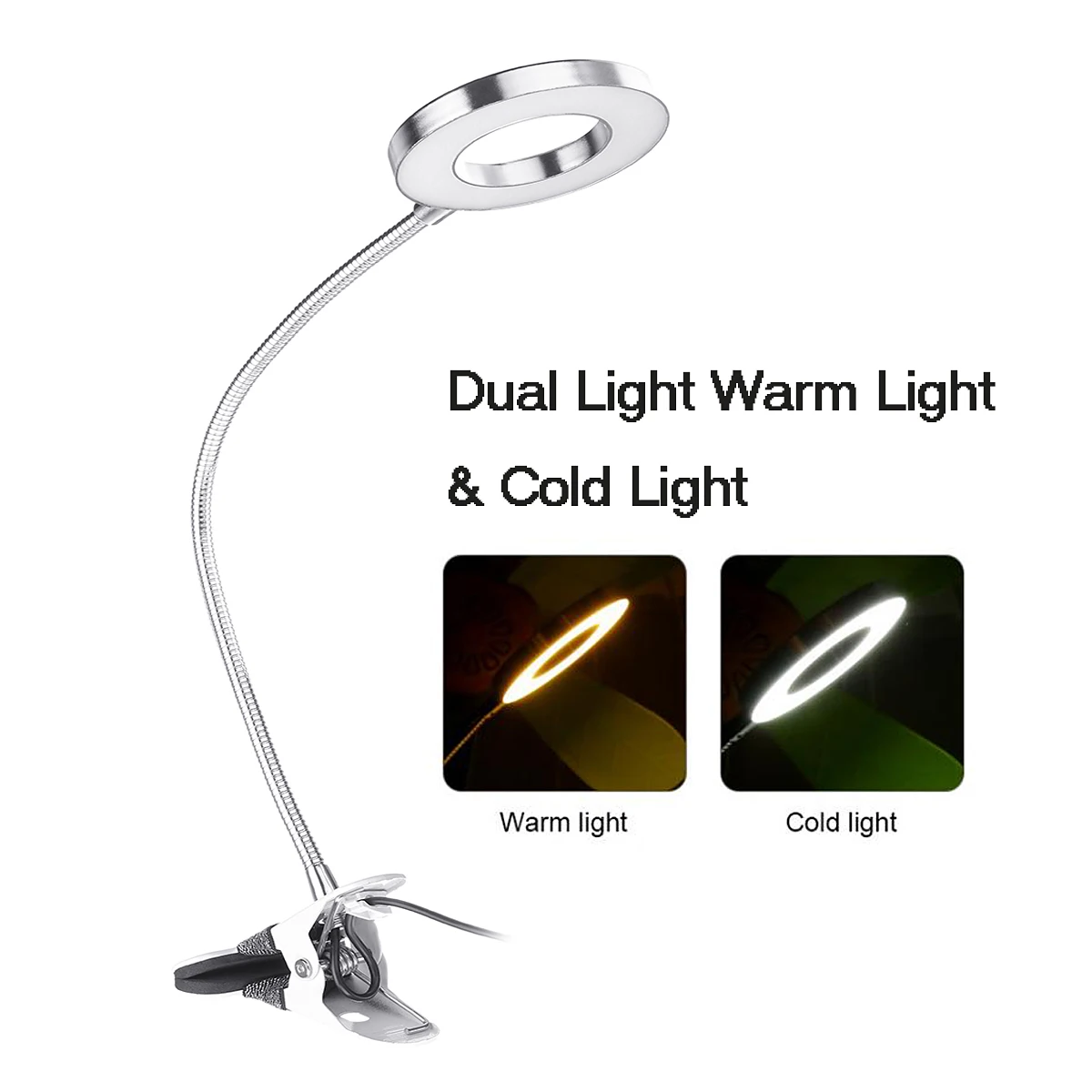 

Pro LED Nail Art Tattoo Desk Lamp With Clamp USB Cold Light LED Lamp Eyebrow Tattoo Nail Art Frosted Brightness Lamp Salon