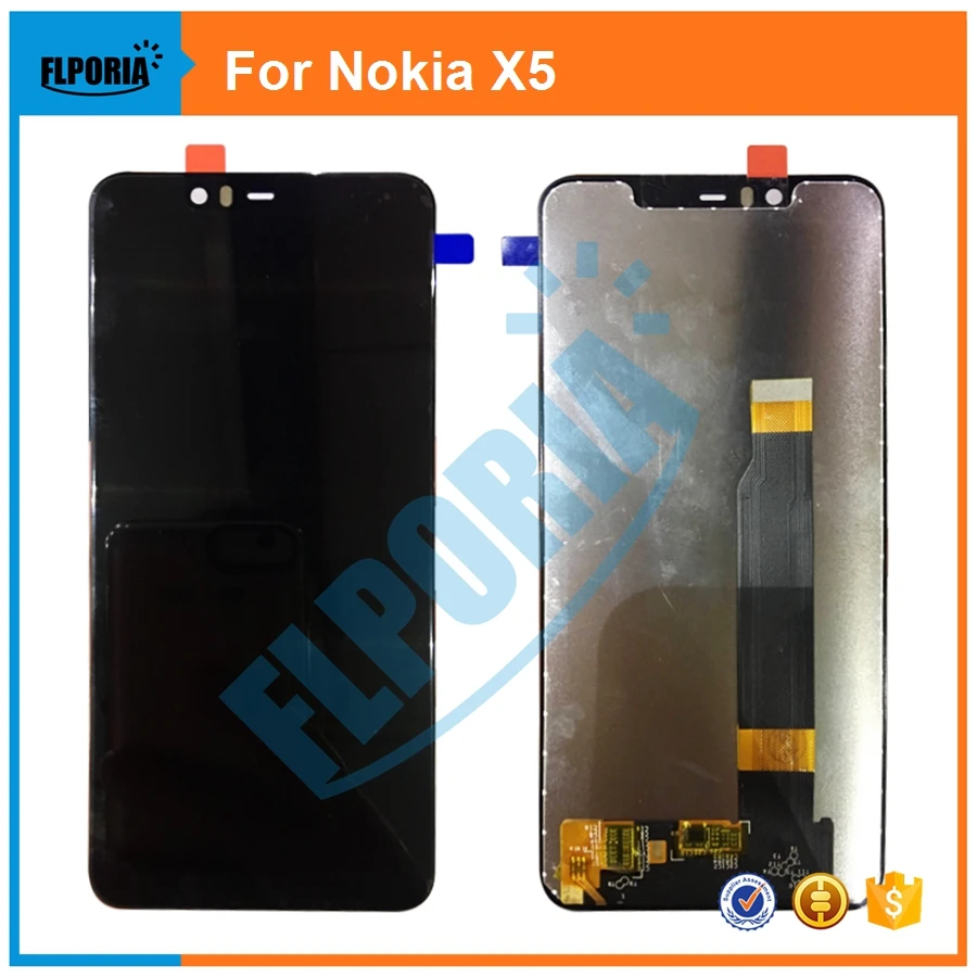 

For Nokia X5 LCD Display Touch Screen Digitizer Assembly Replacement Parts LCD Display For Nokia X5 LCD TA-1109 New 5.8