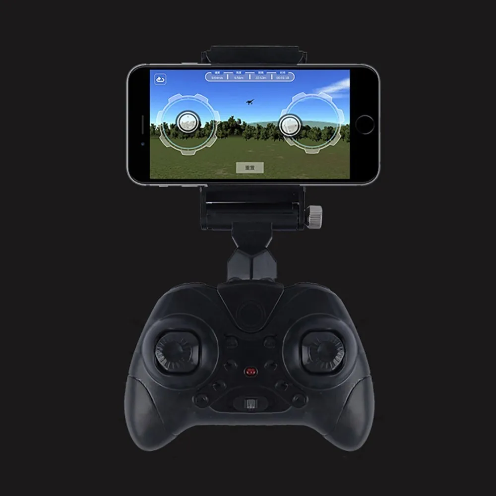 Складной Радиоуправляемый Дрон WIFI FPV с 2 мегапиксельной HD камерой режим удержания