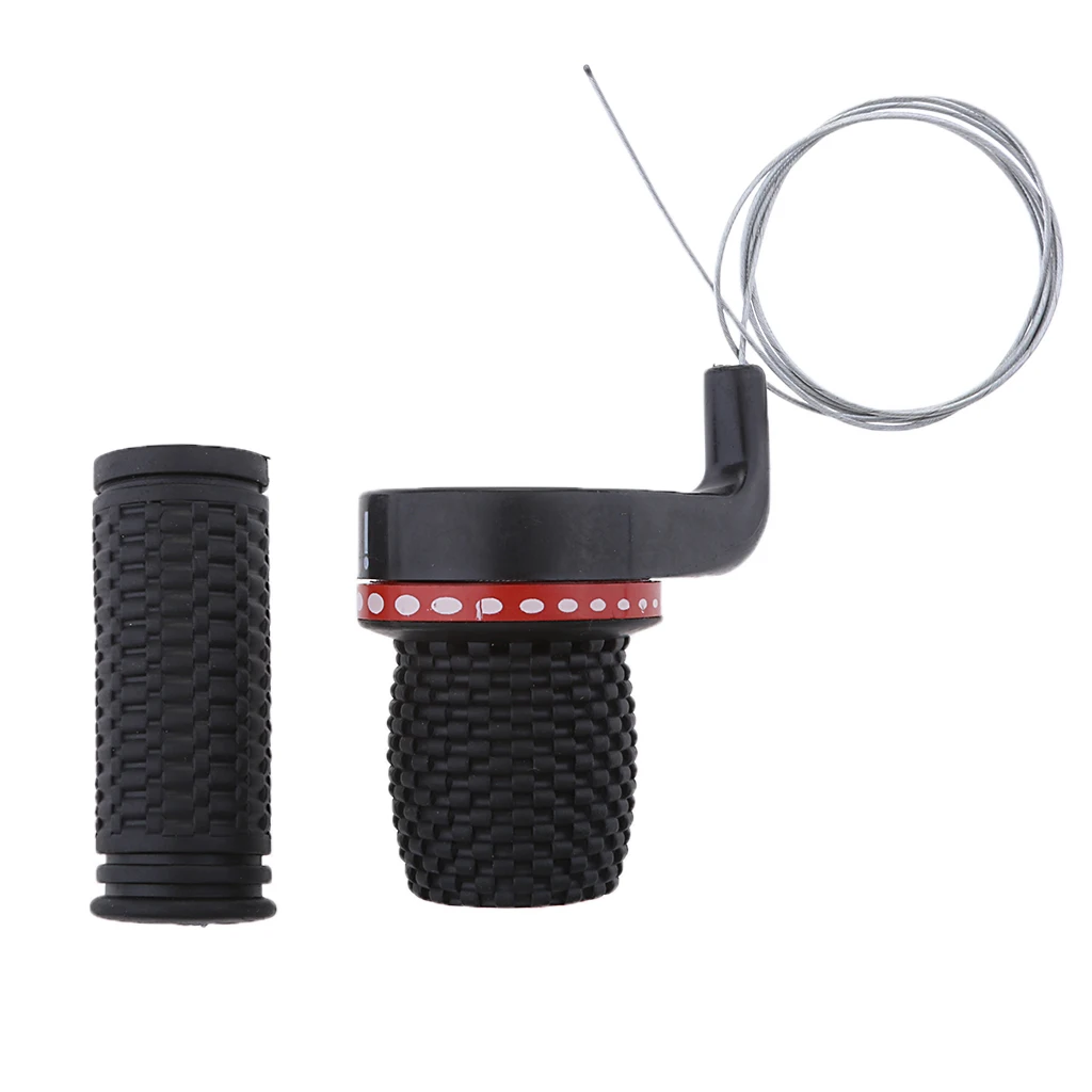 

1 Set Throttle Trigger Handle & Cable Assembly For 4 Stroke 6HP Boat Outboard Motor Non-slip Handle 0.83 Inch Hole