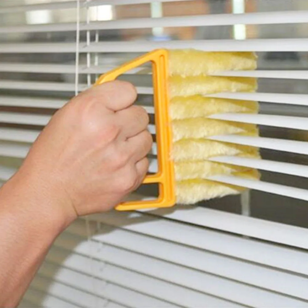 

Useful Microfiber Window Cleaning Brush Air Conditioner Duster Cleaner Venetian Blind Brush Cleaner Household Cleaning Tools