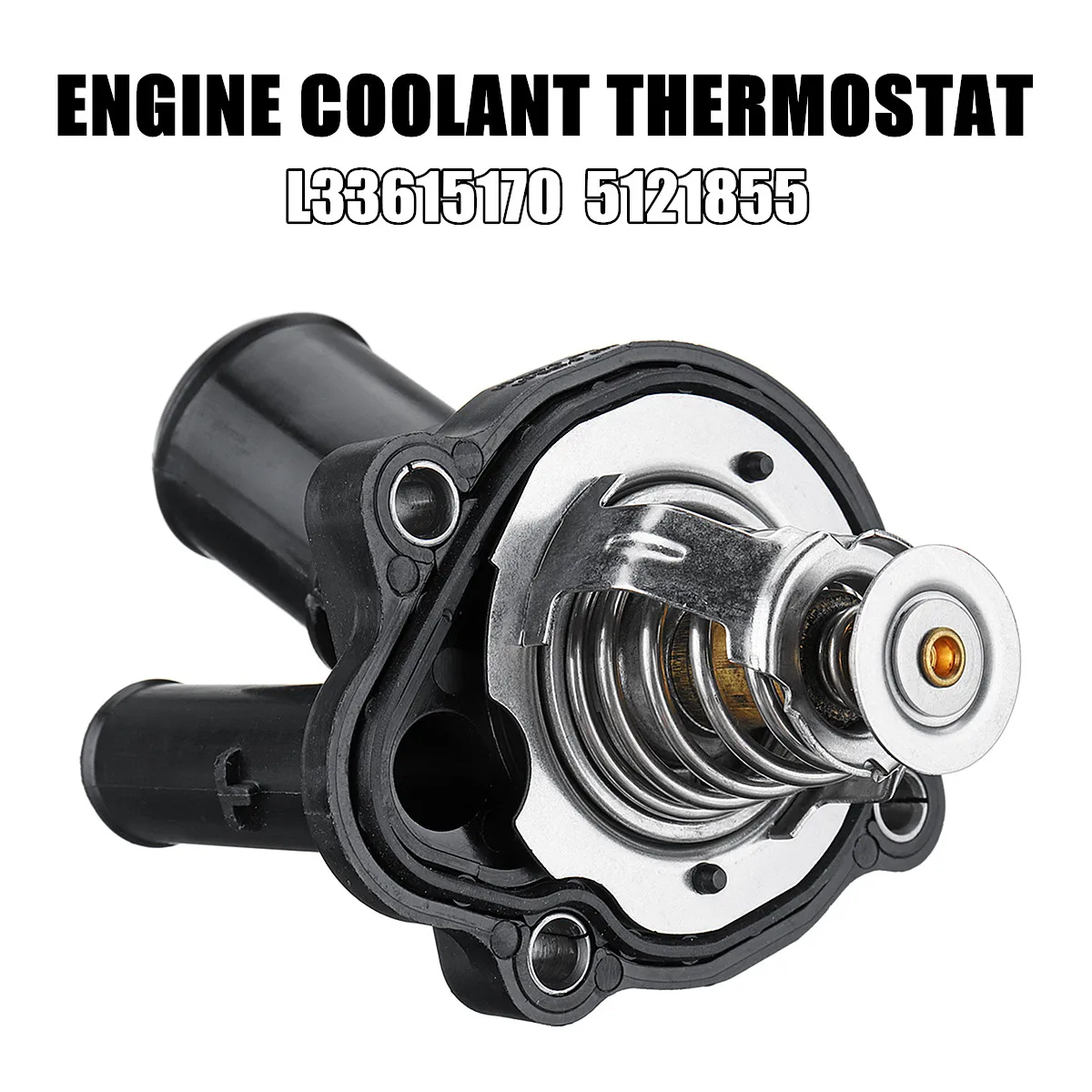 

L33615170 5121855 Engine Coolant Thermostat for Mazda 3 for Ford Escape-Focus-Fusion Replacement Scratch-resistant 85x70x120mm