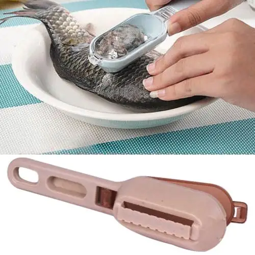 

1Pc Fish Skin Scraping Fish Scale Brush Graters Fast Remover Kitchen Gadgets Seafood Tools