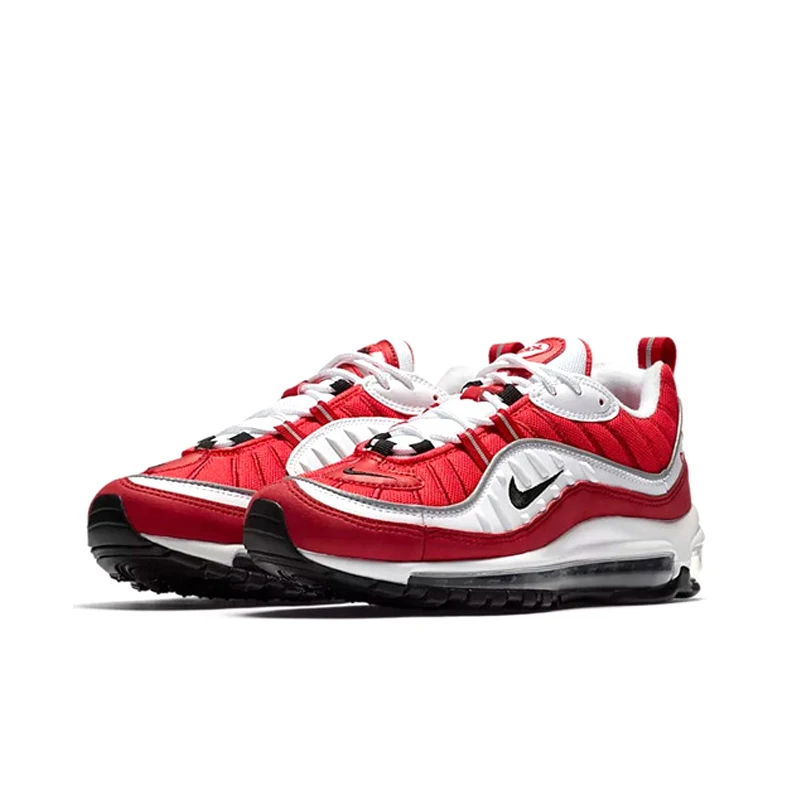 NIKE Air Max 98 New Arrival Original Men Running Shoes Outdoor Breathable Anti-slip Sports Comfortable Sneakers #AH6799-101 NIKE Air Max 98 New Arrival Original Men Running Shoes Outdoor Breathable Anti-slip Sports Comfortable Sneakers #AH6799-101