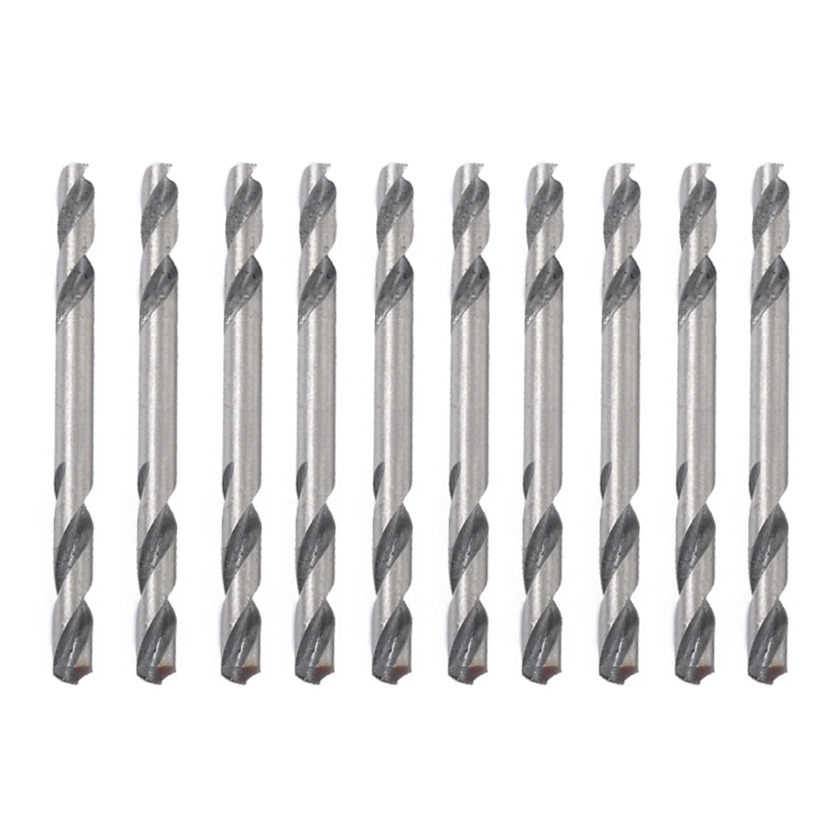 10pcs 3.2mm Diam Double Ended Drill Bits HSS Twist Cutter Practical Drilling Tool for Stainless Steel Wood