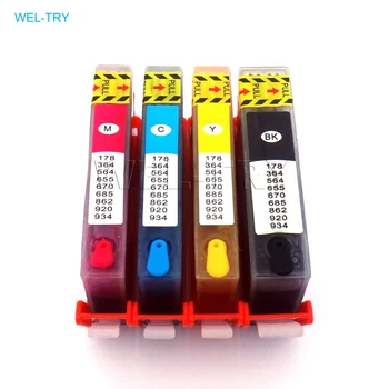 

ink cartridge for hp670 670XL for 3525 4615 4620 4625 5525 6525 6526 , empty with chips