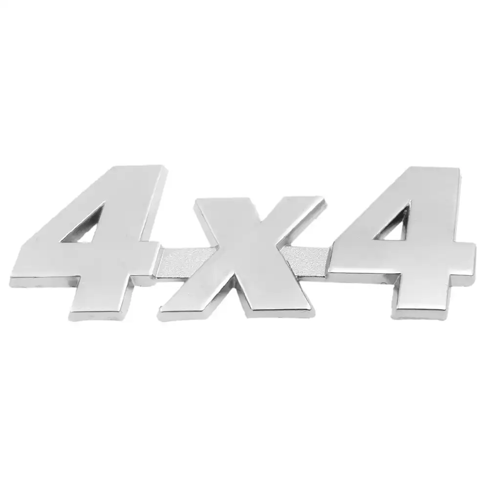 PPYY новый серебристый металл 4x4 шаблон автомобиля значок наклейка клей Декор в