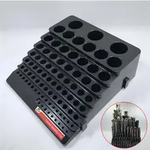Drill Bit Storage Box Milling Cutter Saving Space Drill Finishing Holder Organizer Case Box For Home DIY Woodworking Use Drill Bit Storage Box Milling Cutter Saving Space Drill Finishing Holder Organizer Case Box For Home DIY Woodworking Use