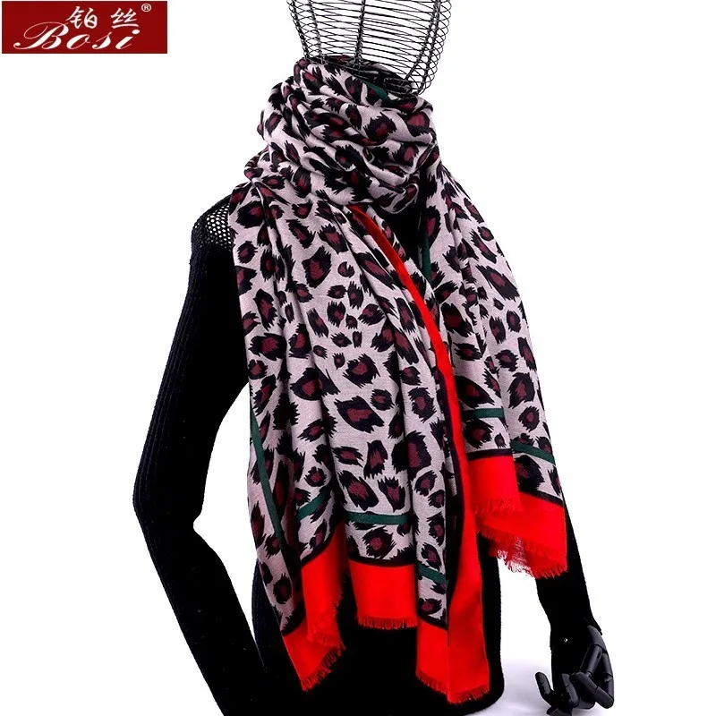 

Scarf sjaal luipaard print shawls warm cotton hijab women fashion poncho sjaal oversize luxury brand long scarfs large schal new