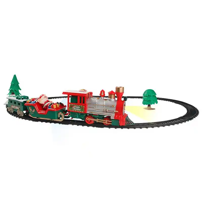 small christmas train set