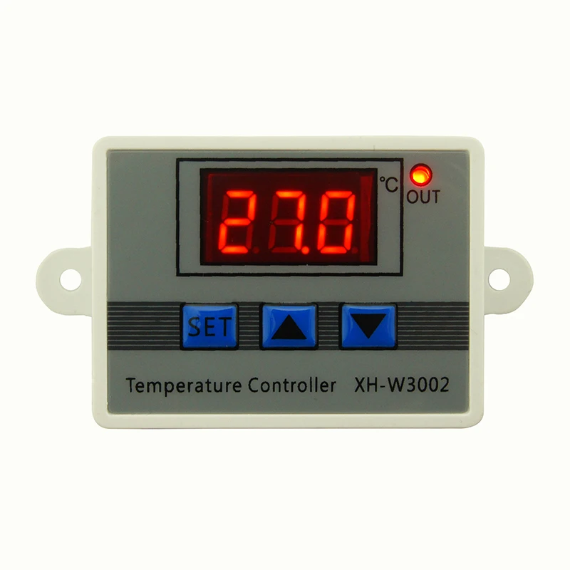 

W3002 12V 24V 110V 220V LED Digital Temperature Controller Thermostat Thermoregulator Sensor Meter Fridge Water Heating Cooling