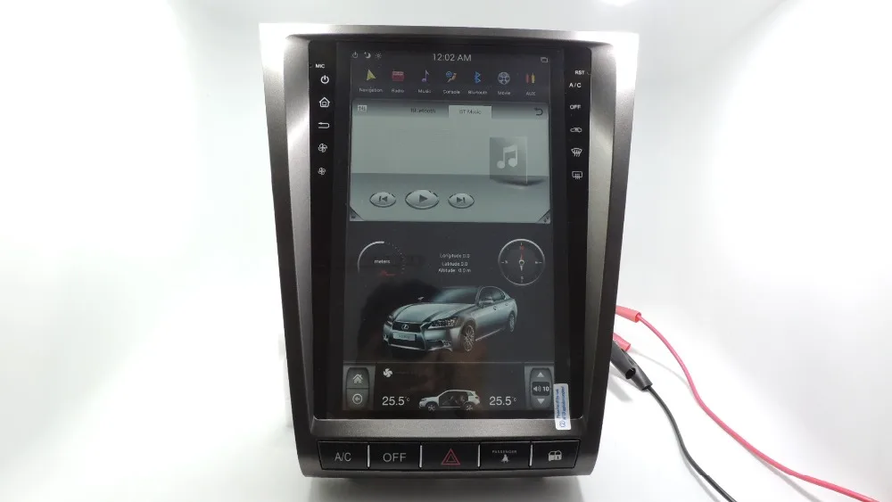 Clearance "YOKOTRON" 11.8" Telsa Touch Android 6.0 Car Radio Player for Lexus GS300 GS460  2004-2011+GPS+Free Rear Camera+Free ship Russia 5