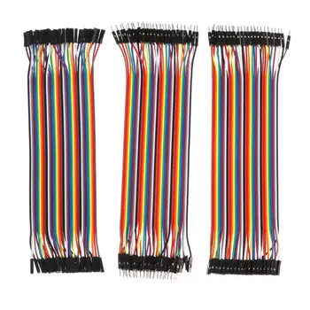 

40pin Dupont Cable Jumper Male/Female to Female/Male Separable Cable Dupont jumper 2.54mm DIY kit for Raspberry Pi Arduino